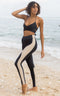 Savu Leggings Black and Tan